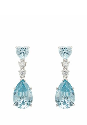 AUGUSTA TOPAZ TEARDROP  - Earrings - white