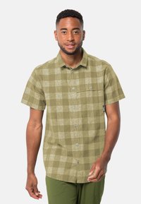 Jack Wolfskin HIGHLANDS - Overhemd - bay leaf check