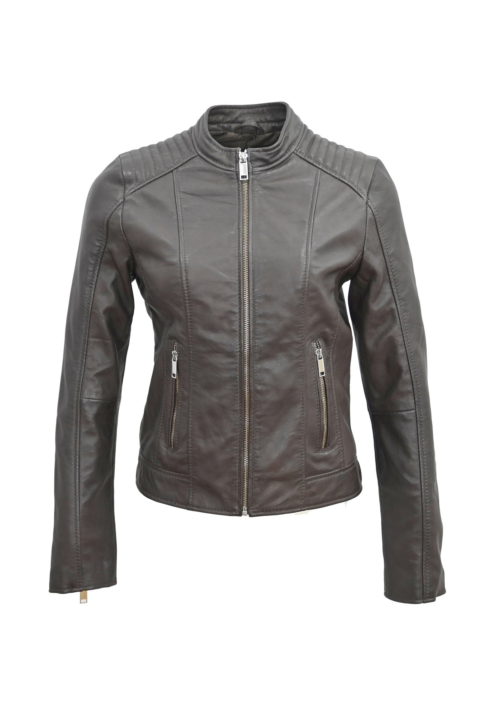 Zalando Veste Lee Cooper Femme Lee Cooper Veste En Cuir Brown/marron