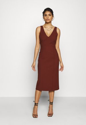 BODYCON DRESS - Tubino - chestnut