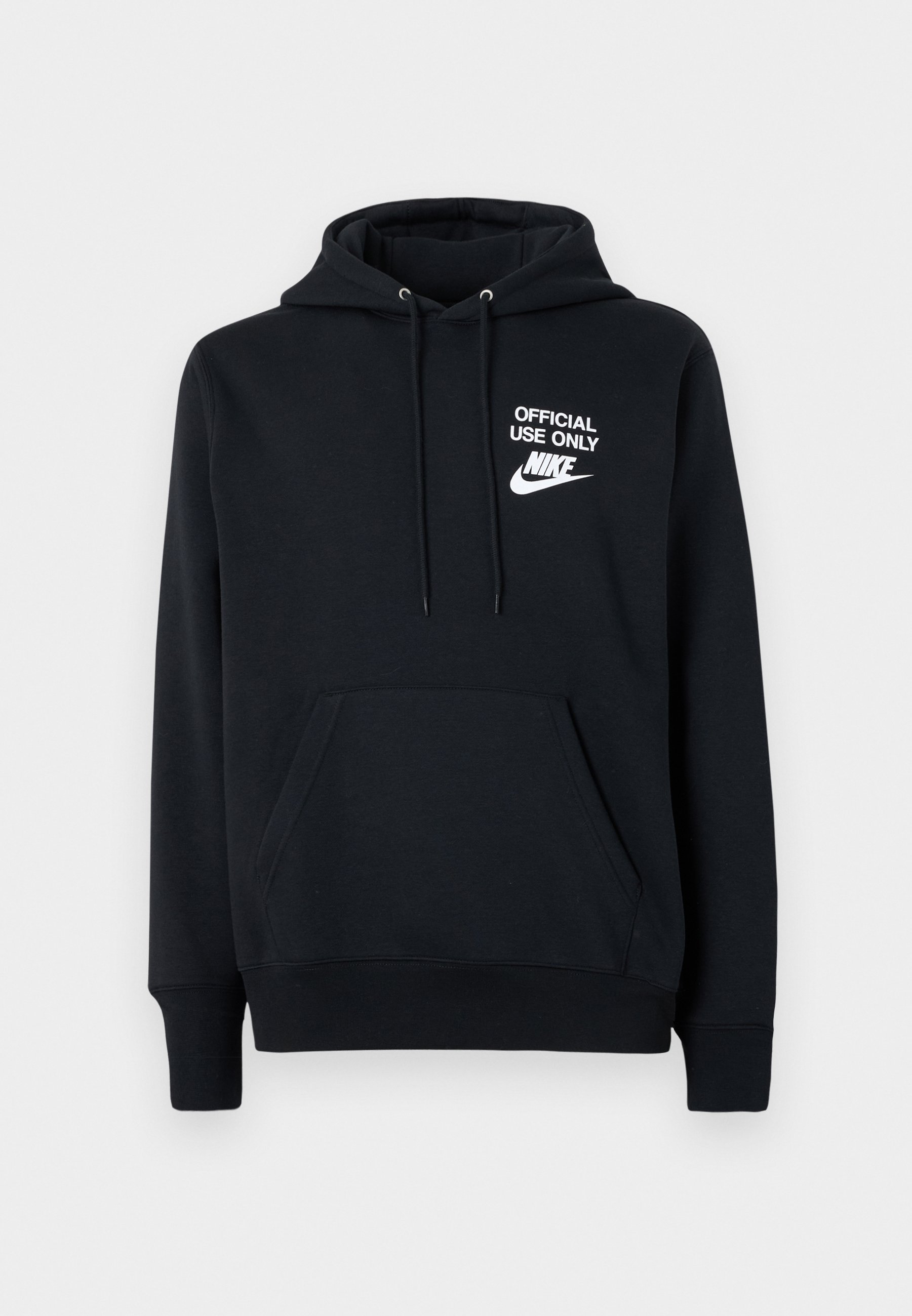 nike club hoodie sort