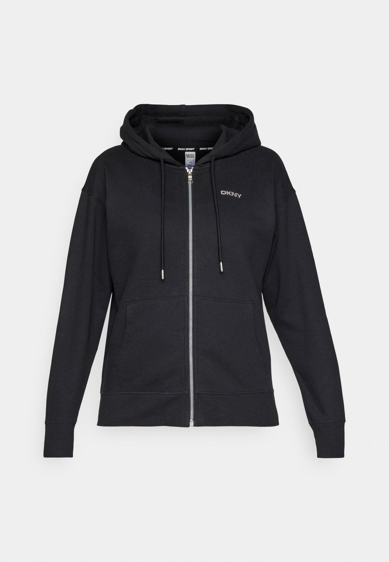 DKNY Sweater met rits zwart