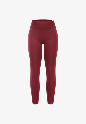 Smilodox, LEGGINGS TIMEA SCRUNCH - Tights - bordeaux