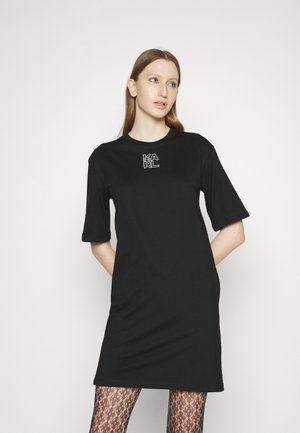 ATHLEISURE DRESS - Žerzejové šaty - black