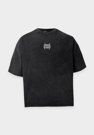 FAVELA, STUDIOS - T-shirt imprimé - black washed
