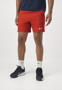 Nike Performance Pantalón corto de deporte - dragon red/burgundy crush/white