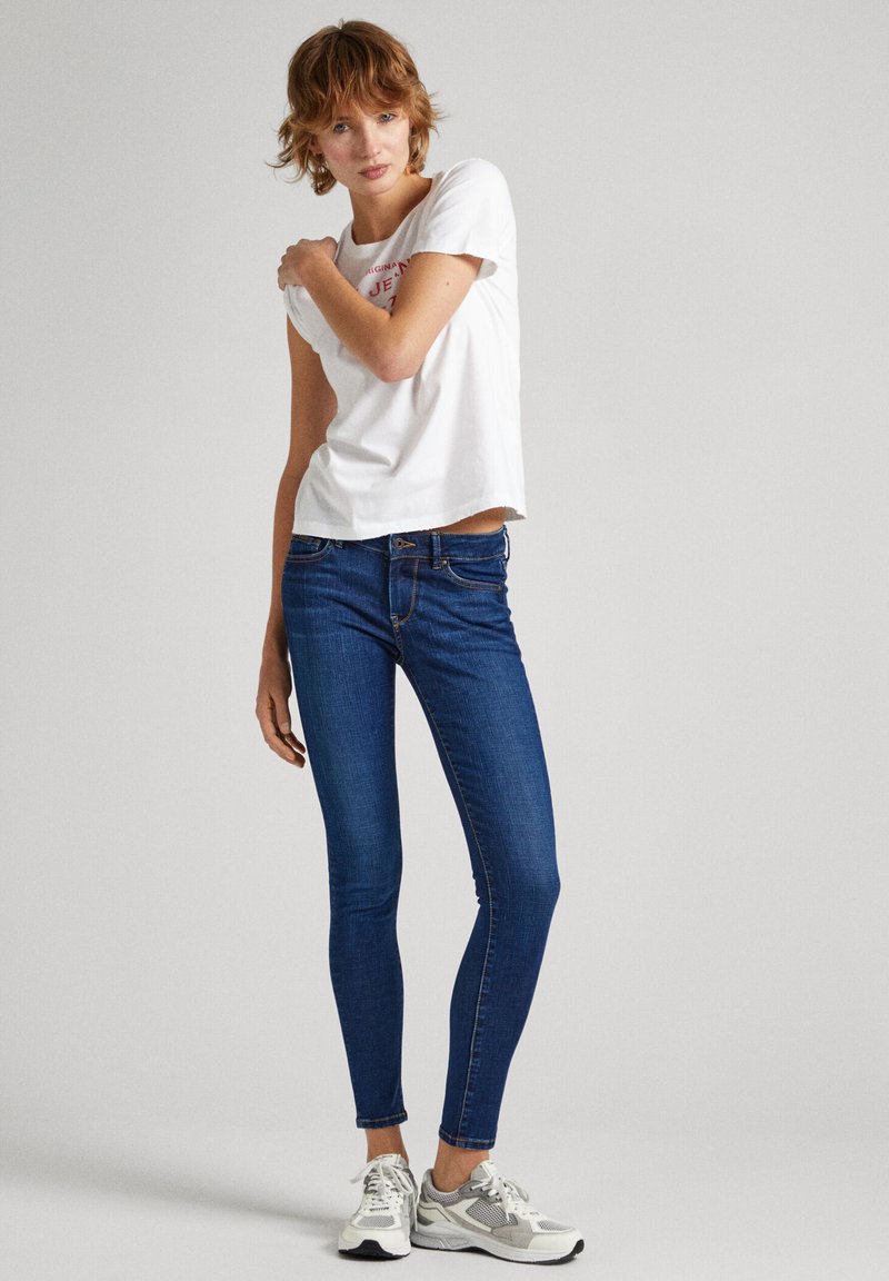 Pepe Jeans Jeans Skinny Fit donkerblauw denim