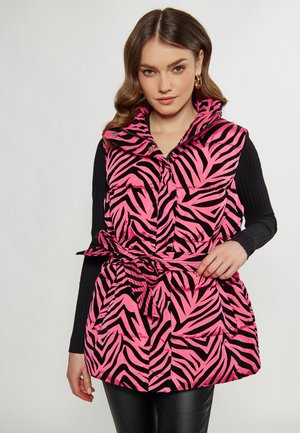 Vestă - pink zebra