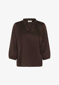 Unselected, chocolate brown