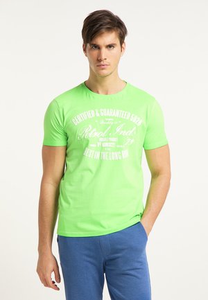 T-shirt z nadrukiem - green gecko