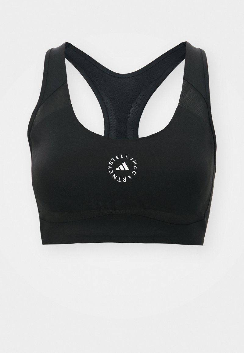 adidas by stella mccartney Sport-bh met medium support zwart adidas by stella mccartney Sport-bh met medium support zwart