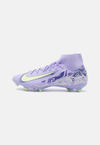 Nike Performance ZM 10 ACAD FG/MG UNISEX - Fotballsko til fast underlag - purple agate/barely volt