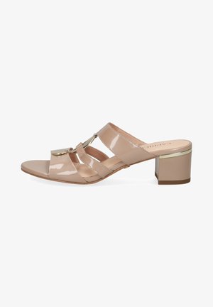 Caprice Heeled mules - beige