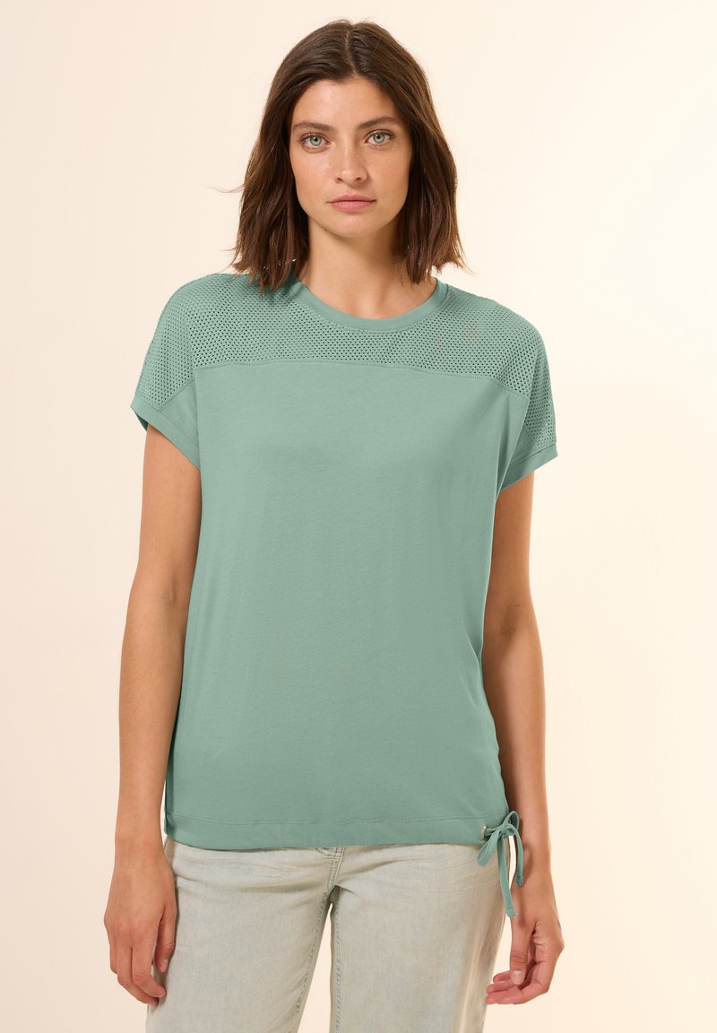 Cecil MIT DETAIL - T-shirt imprimé - grün