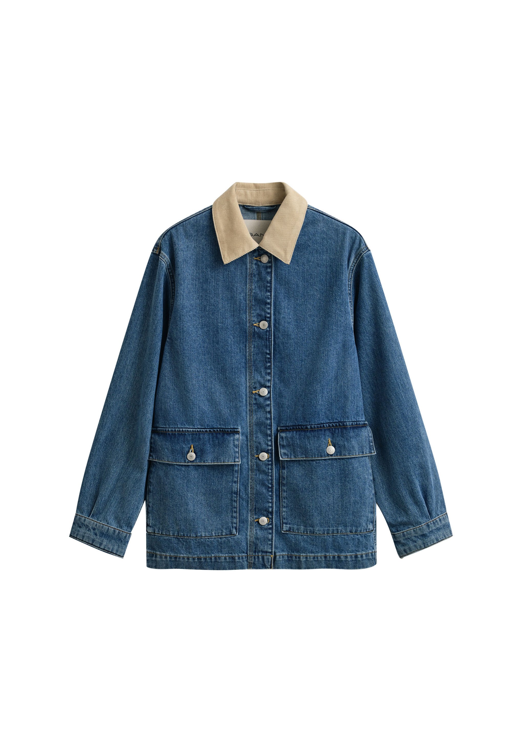 GANT DECKER - Krátký kabát - mid blue