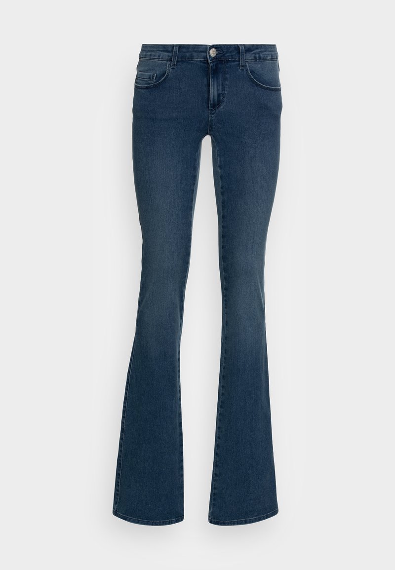 ONLY Tall - ONLROYAL LOW WAIST SWEET - Flared Jeans - dark blue denim, Vergrößern