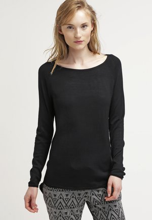 ONLMILA LACY L S LONG - Pullover - black