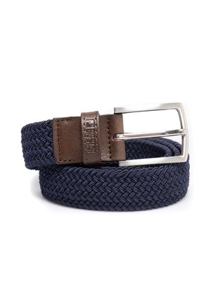 Gevlochten riem - marine