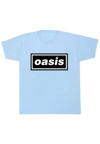 Henry Tiger DECCA LOGO - Print T-shirt - light blue