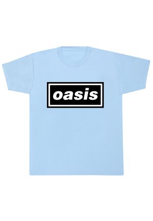DECCA LOGO - Print T-shirt - light blue