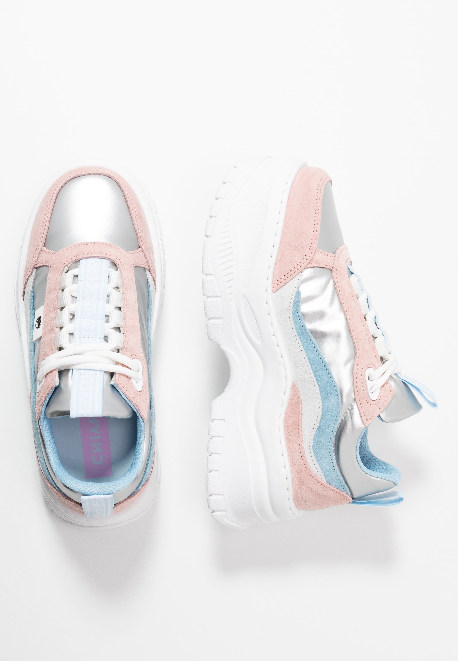 CHIARA FERRAGNI ARMY Joggesko pastelsilver Zalando.no CHIARA FERRAGNI ARMY Joggesko pastelsilver Zalando.no