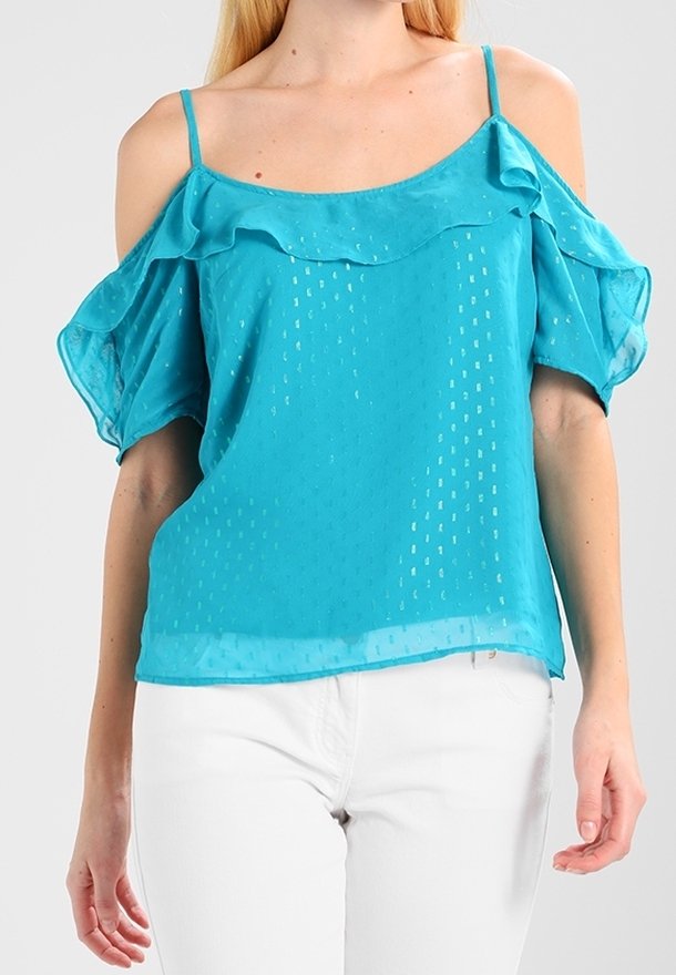 NAF NAF Blůza - turquoise