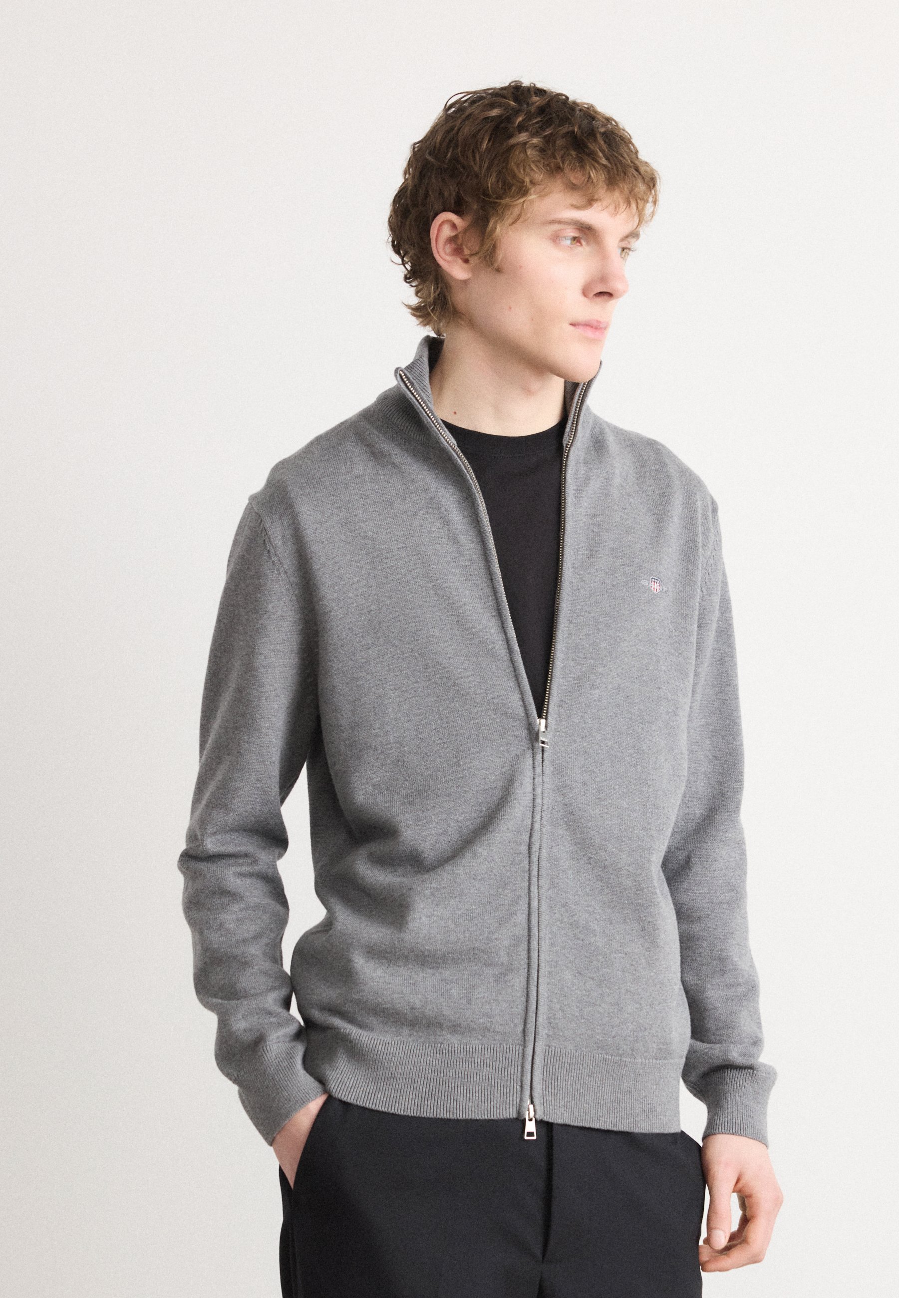 L.L.Bean Veste En Molleton à Fermeture éclair Hommes Gris Anthracite Chin%c3%a9 V%c3%aatements Dext%c3%a9rieur H0684857 P 4857