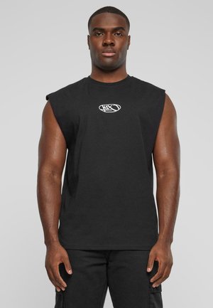 BADGE SLEEVELESS - Top - black