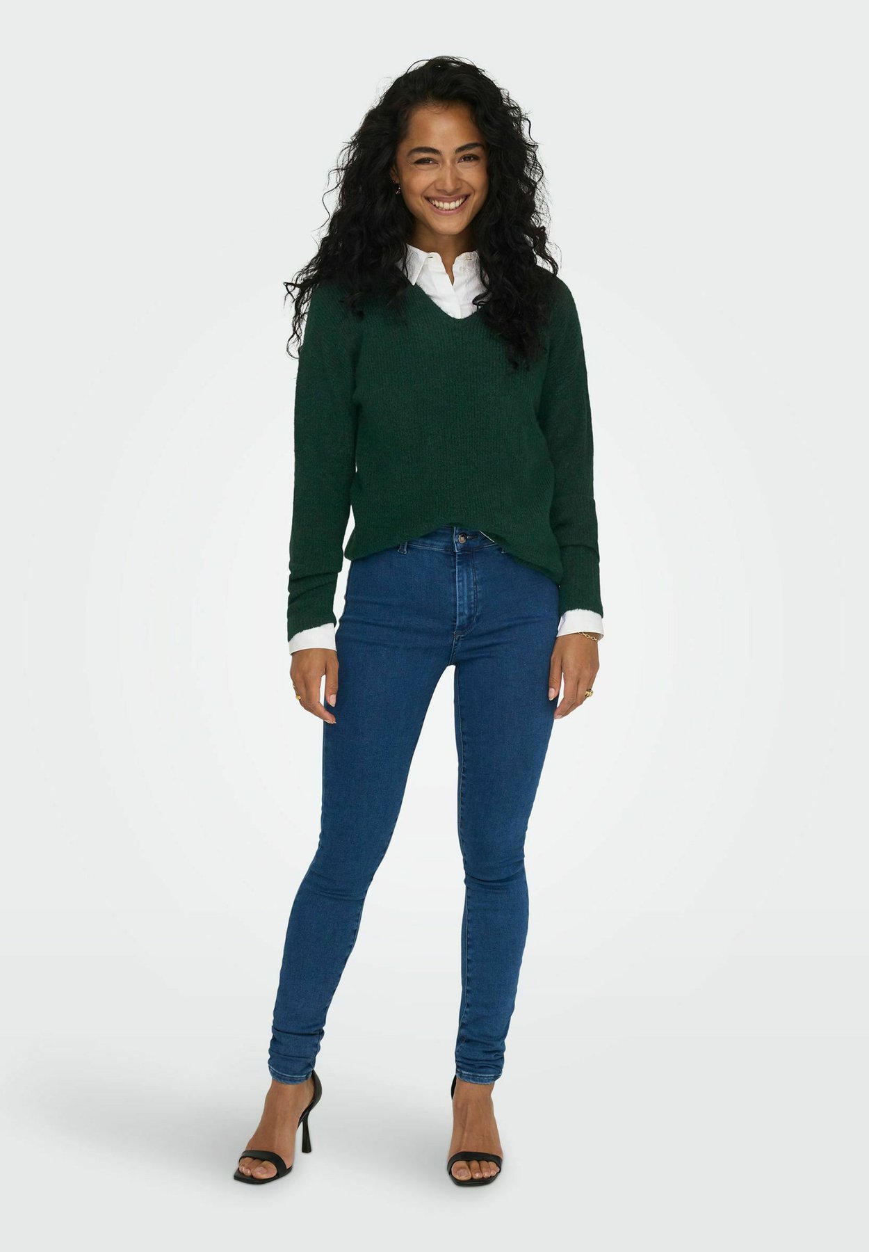 ONLCAMILLA V-NECK L/S PULLOVER KNT NOOS
