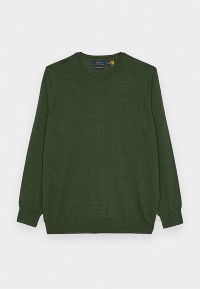 Polo Ralph Lauren Big & Tall LONG SLEEVED PULLOVER - Stickad tröja - classic olive