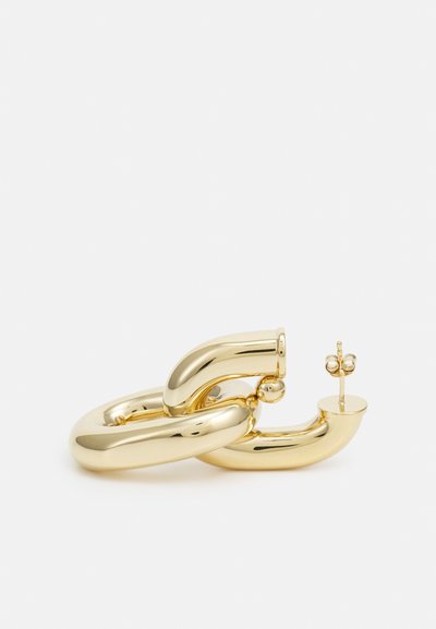 Rabanne XL LINK  DOUBLE HOOP EARRINGS - Naušnice - gold-coloured