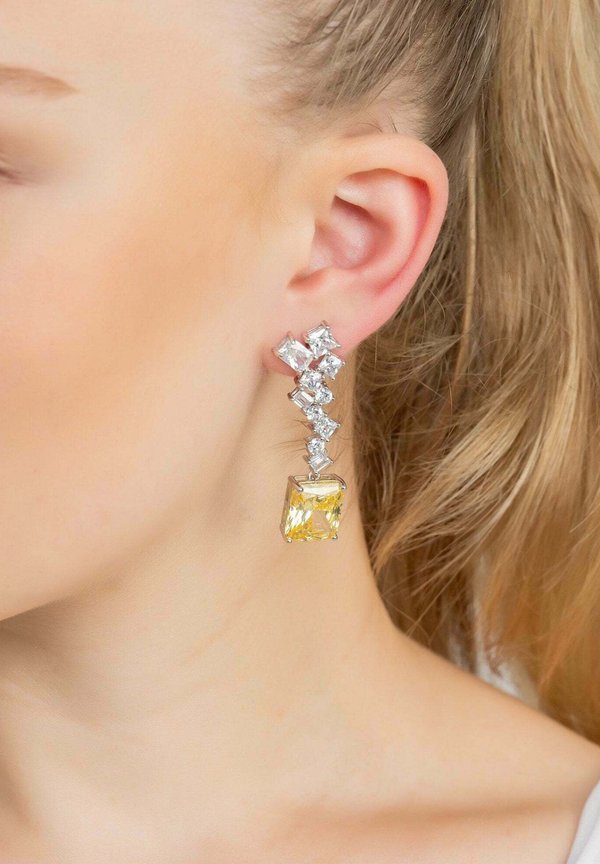 DIANA LEMON TOPAZ DROP - Earrings