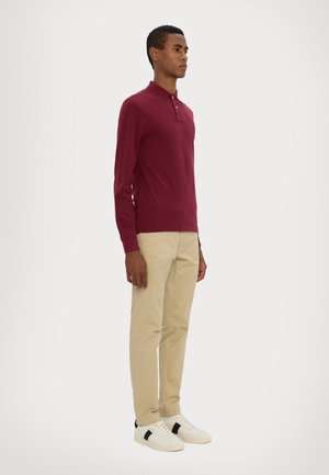 Polo Ralph Lauren LONG SLEEVE - Majica z dolgimi rokavi - vintage port heather