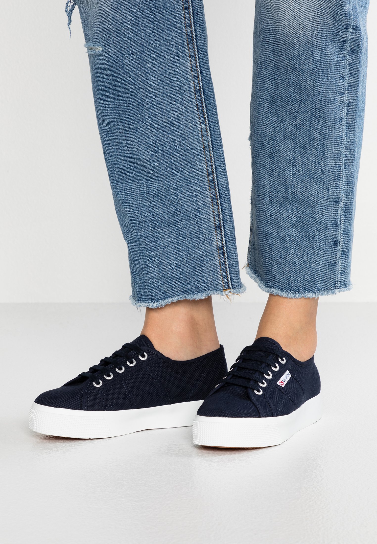 superga sneakers navy blue
