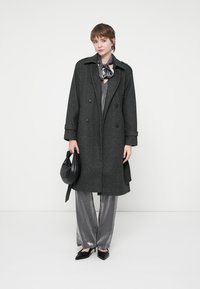 ONLY ONLASTA - Gabardina - dark grey melange