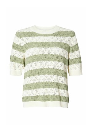 Print T-shirt - light green