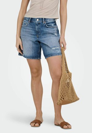 ONLY Denimové šortky - medium blue denim