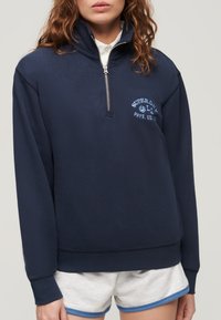 Superdry & Co HALF ZIP - Sweater - richest navy