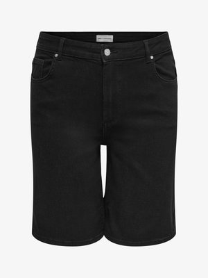 ONLY Carmakoma, Denim CARWILLY High waist Wide Leg Fit - Denim shorts - washed black