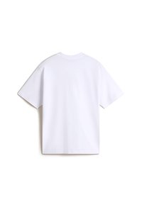 Hvid bomulds T-shirt. Regular fit med korte ærmer og rund hals. Glat tekstur, simpelt design, ingen synlige logoer eller mønstre.