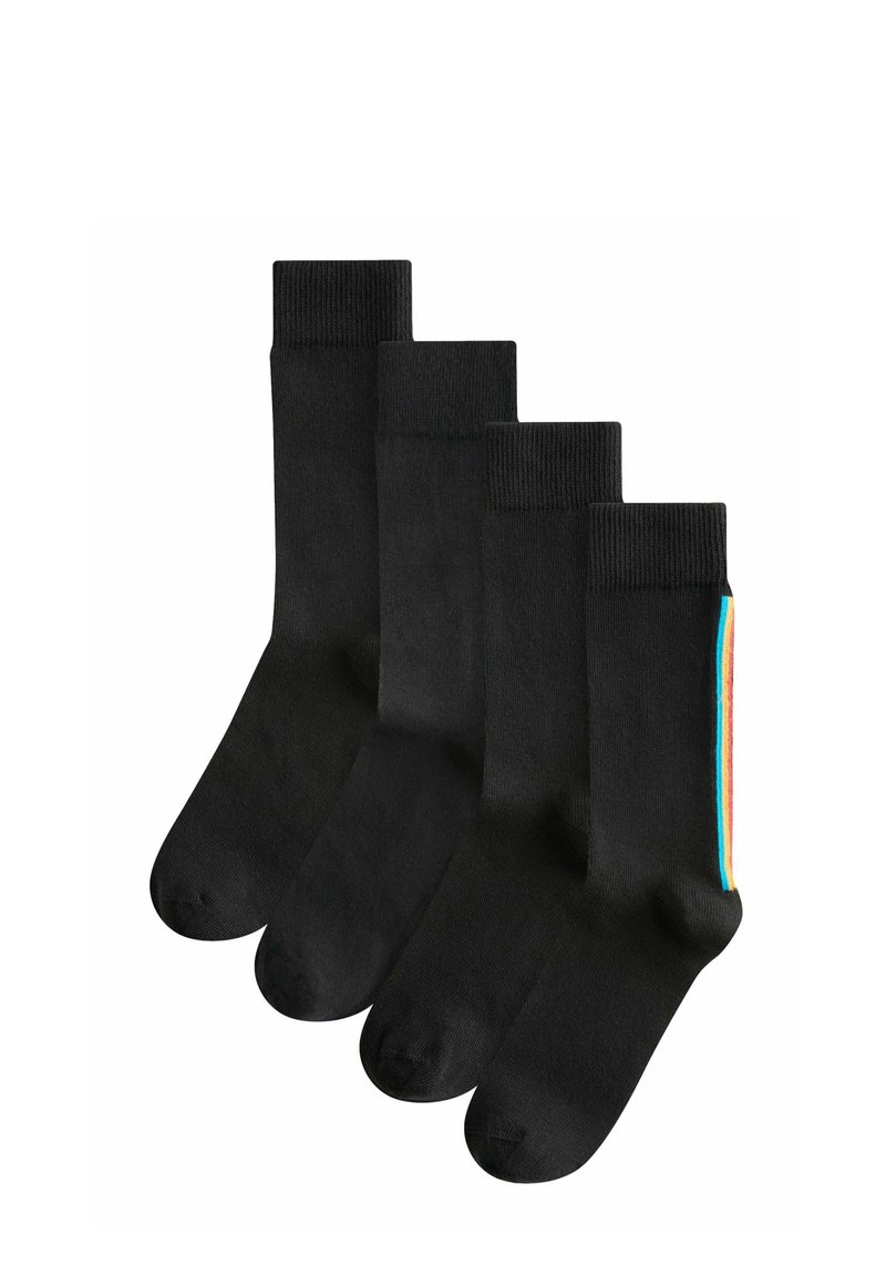 Next SIGNATURE 4 PACK - Ponožky - black striped
