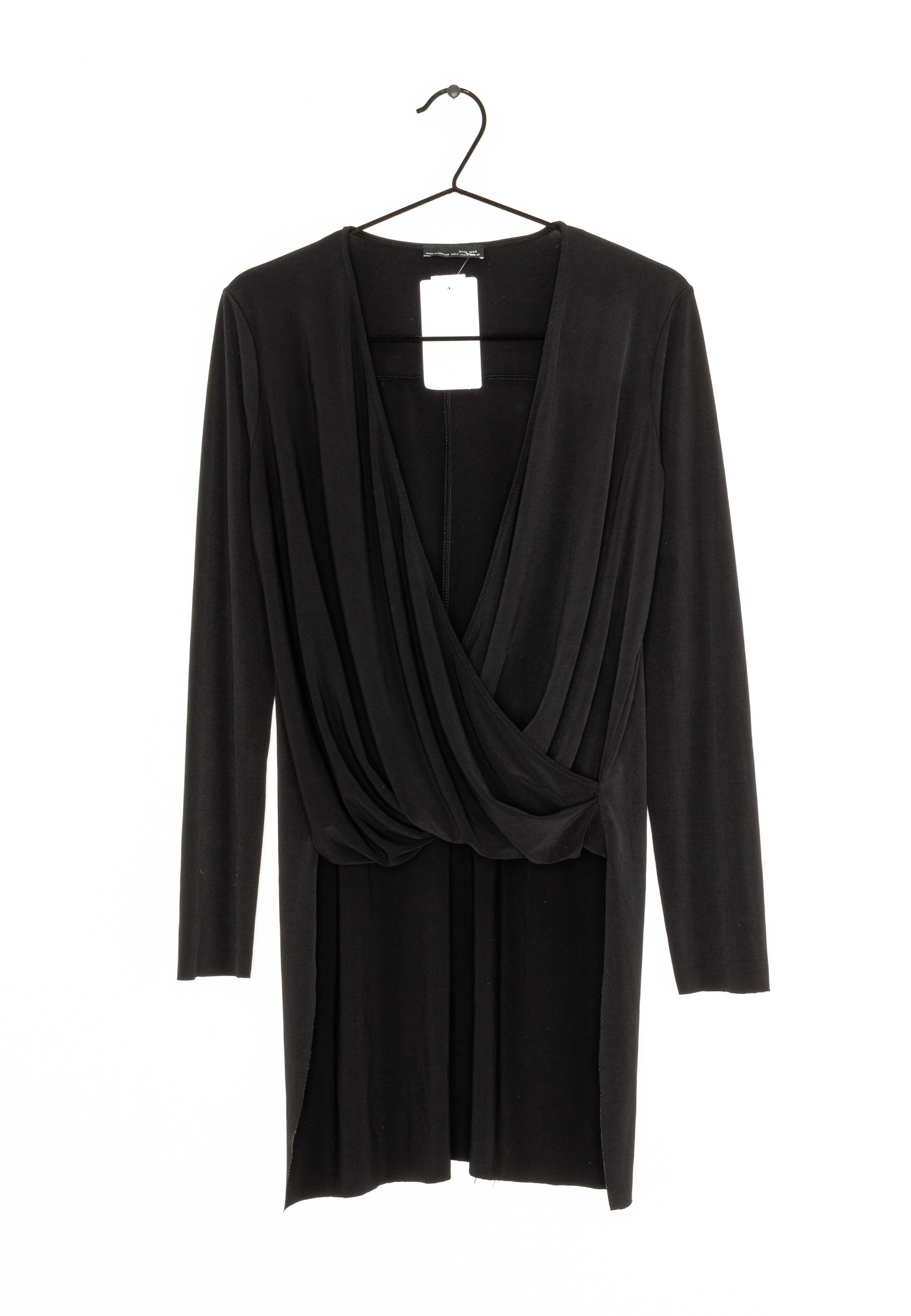 Zara T-shirt à manches longues black/noir (Seconde main) ZALANDO