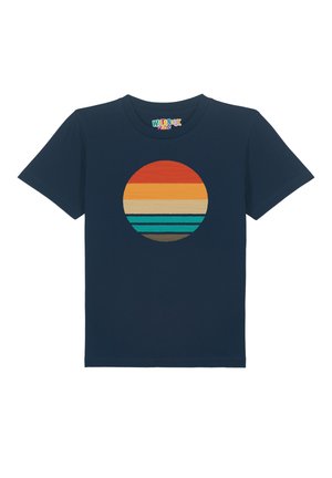 Print T-shirt - french navy