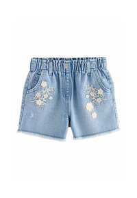 Next - REGULAR FIT FLORAL  - Jeans Shorts - denim Thumbnail-Bild 1