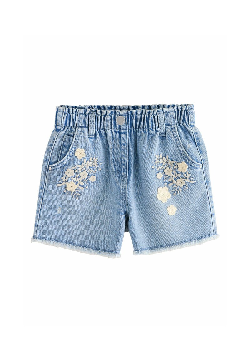 Next - REGULAR FIT FLORAL  - Jeans Shorts - denim, Vergrößern
