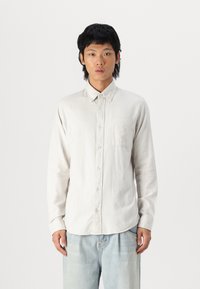 Jack & Jones JPRBLUNORRIS 2 PACK - Camisa - cloud dancer/brown