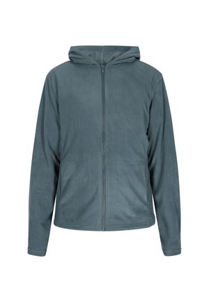 Fleece jacket - türkis grau