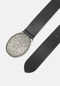 Zign by Zalando LEATHER UNISEX - Belt - black