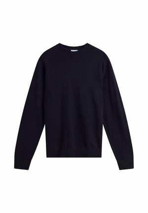 Bläck, FITCH LINEN CREWNECK - Trui - dark blue