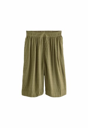 REGULAR FIT - Rövidnadrágok - khaki green